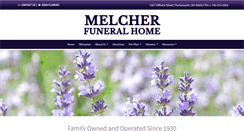 Desktop Screenshot of melcherfuneralhome.com